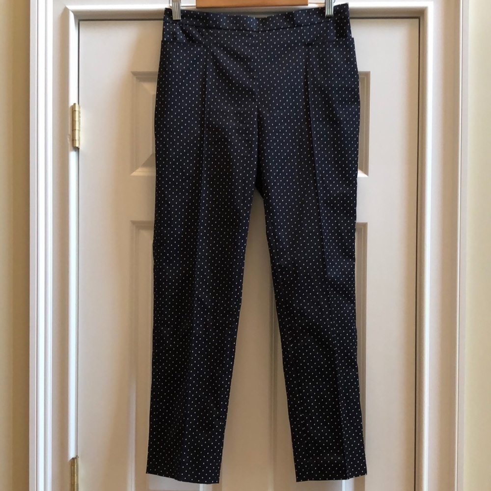 AKRIS punto Micro Polka Dot Pants 6
